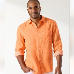 Tommy Bahama 100% Linen Button Down Shirt